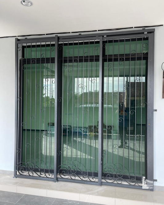 Sliding Door Iron Ornamental #3