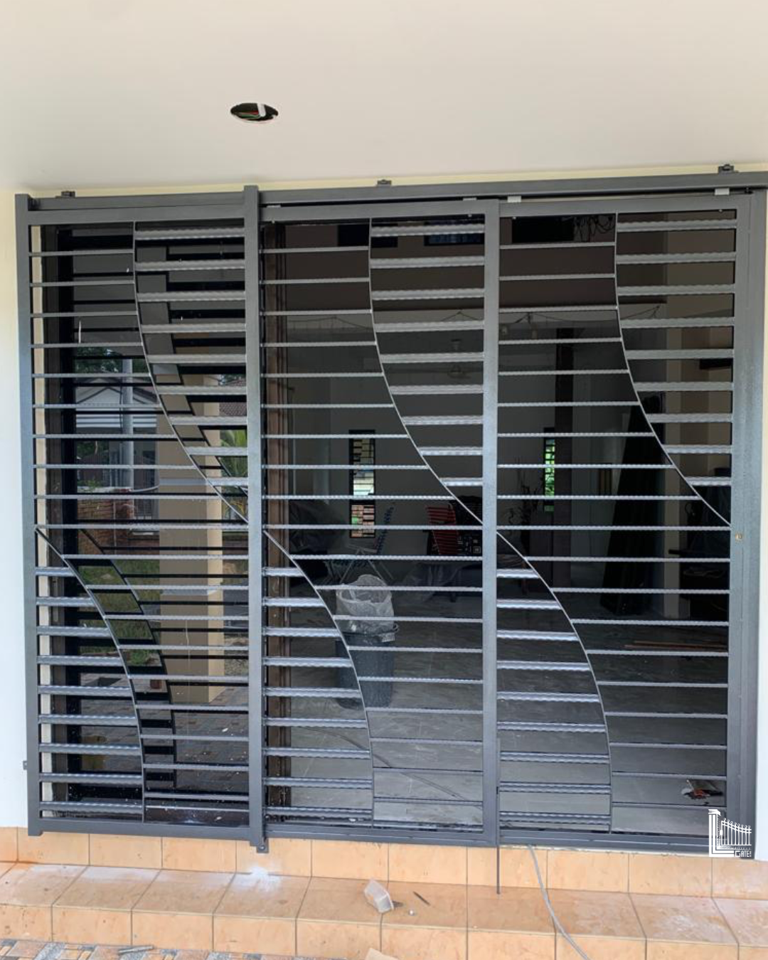 Sliding Door Iron Ornamental #5